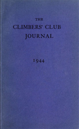 Climbers' Club 1944 Journal cover